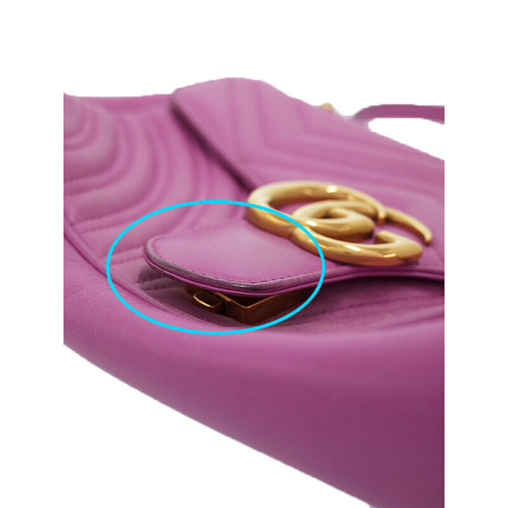 GUCCI GG Marmont Quilted Shoulder Bag Chain - Picture 6 of 9